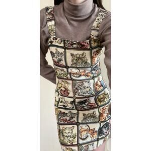 Tapestry Cider Cat Lovers Dream Dress Vintage, XL